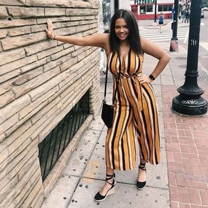STRIPE JUMPSUIT